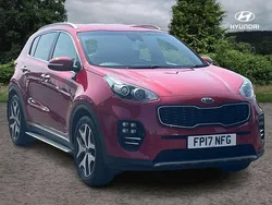 Red Used 2017 Kia Sportage GT-Line SUV | £12,195 (Fair price)
