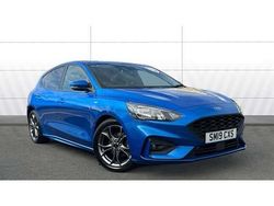 Blue Used 2019 Ford Focus ST-Line Hatchback | £10,472 (Fair price)