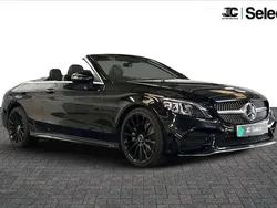 Black Used 2019 Mercedes C220 AMG Line Premium Cabriolet | £18,500 (Good price)