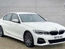 White Used 2020 BMW 320 M Sport Sedan | £20,555 (Fair price)