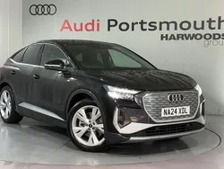 Black Used 2024 Audi Q4 Sportback e-tron S-Line SUV | £33,490 (Fair price)