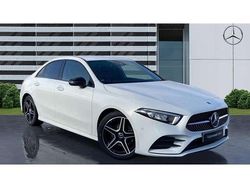 White Used 2020 Mercedes A200 AMG Line Premium Sedan | £24,929 (Expensive)