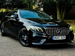 Black Used 2017 Mercedes E220 AMG line Coupe | £14,995 (A bit pricey)