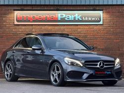 Grey Used 2015 Mercedes C220 AMG Line Premium Plus Sedan | £11,995 (Fair price)