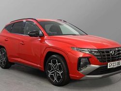 Red Used 2023 Hyundai Tucson N Line SUV | £22,211 (Fair price)
