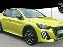 Yellow Used 2024 Peugeot e-208 GTi Hatchback | £17,990 (A bit pricey)
