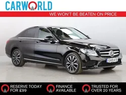 Black Used 2019 Mercedes C180 SE Sedan | £14,400 (Fair price)