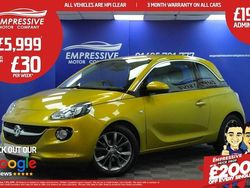 Yellow Used 2015 Vauxhall Adam Jam Hatchback | £5,999 (Fair price)