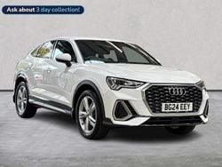 White Used 2024 Audi Q3 Sportback S-Line SUV | £32,146 (Fair price)
