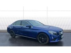 Blue Used 2020 Mercedes C200 Premium Sedan | £17,172 (Good price)
