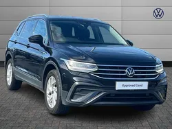 Black Used 2022 VW Tiguan Allspace Life SUV | £23,990 (Fair price)
