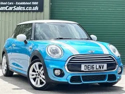 Blue Used 2016 Mini Cooper Hatch Hatchback | £6,995 (Fair price)