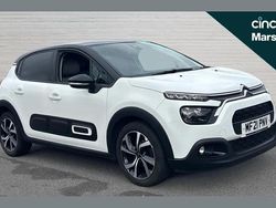 White Used 2021 Citroën C3 PureTech Hatchback | £9,912 (Fair price)