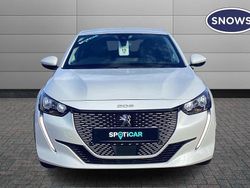 White Used 2021 Peugeot e-208 Allure Premium Hatchback | £10,408 (Fair price)