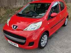 Red Used 2009 Peugeot 107 Hatchback | £1,500 (Fair price)