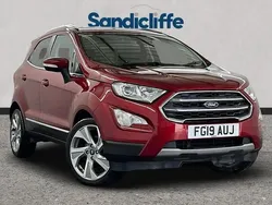 Red Used 2019 Ford Ecosport Titanium SUV | £8,619 (Fair price)