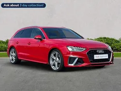 Red Used 2019 Audi A4 S-Line Estate | £19,523 (Fair price)