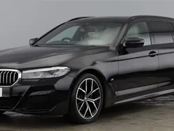 Black Used 2021 BMW 520 M Sport Estate | £23,999 (Good price)