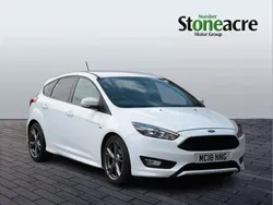 White Used 2018 Ford Focus ST-Line X Hatchback | £9,995 (Good price)