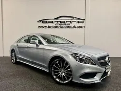 Silver Used 2016 Mercedes CLS220 AMG Line Premium Coupe | £16,890 (Fair price)