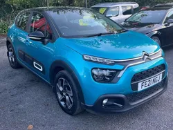 Blue Used 2021 Citroën C3 PureTech Hatchback | £8,490 (Fair price)