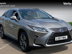 Silver Used 2017 Lexus RX450h SUV | £21,990 (Good price)
