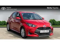 Red Used 2022 Toyota Yaris Hybrid Hatchback | £16,217 (Good price)