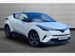 Pearl white Used 2018 Toyota C-HR SUV | £16,250 (Fair price)