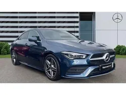 Blue Used 2021 Mercedes CLA180 AMG Line Premium Plus Sedan | £26,367 (Fair price)