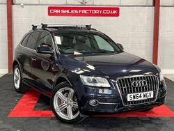 Blue Used 2014 Audi Q5 S-line plus SUV | £14,995 (A bit pricey)
