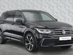 Black Used 2022 VW Tiguan Allspace R-line SUV | £31,972 (Expensive)