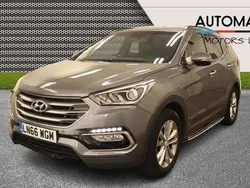 Silver Used 2016 Hyundai Santa Fe Premium SUV | £10,990 (Good price)