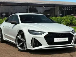White New 2025 Audi RS7 Performance Hatchback | £94,980 (Expensive)