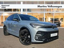 Silver New 2025 VW Tiguan R-line SUV | £37,995 (Fair price)