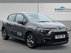 Platinum grey metallic Used 2021 Citroën C3 PureTech Hatchback | £8,750 (Good price)