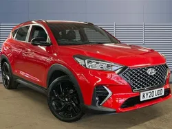 Red Used 2020 Hyundai Tucson N Line SUV | £16,512 (Fair price)