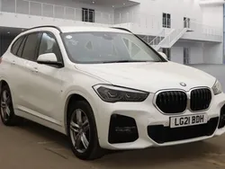 White Used 2021 BMW X1 M Sport SUV | £23,999 (Fair price)