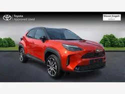 Orange/black Used 2023 Toyota Yaris Hybrid Sport Hatchback | £24,226