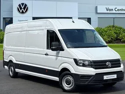 White New 2025 VW Crafter Van | £33,991 (A bit pricey)