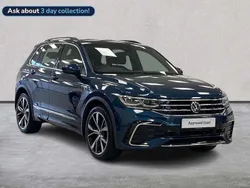 Blue Used 2021 VW Tiguan R-line SUV | £25,683 (Fair price)