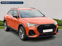 Orange Used 2021 Audi Q3 Black Edition SUV | £29,053 (Good price)