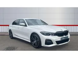 White Used 2021 BMW 330e M Sport Sedan | £19,669 (Fair price)