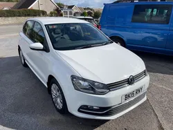 White Used 2015 VW Polo SE Hatchback | £7,350 (Fair price)