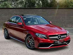 Red Used 2015 Mercedes C63 AMG Premium Sedan | £27,995 (Expensive)