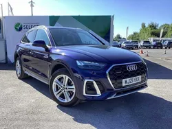Navarra blue Used 2021 Audi Q5 S-Line SUV | £30,295 (Fair price)