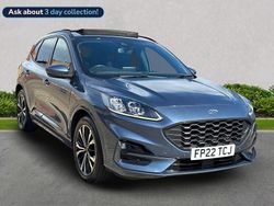 Blue Used 2022 Ford Kuga ST-Line X SUV | £16,399 (Fair price)