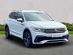 White Used 2022 VW Tiguan Allspace R-line SUV | £26,568 (A bit pricey)