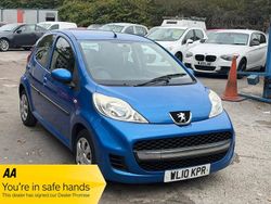 Blue Used 2010 Peugeot 107 Hatchback | £2,289 (Good price)