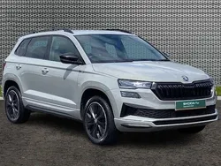 Meteor grey Used 2022 Skoda Karoq SportLine SUV | £23,499 (Fair price)