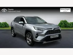 Silver Used 2019 Toyota RAV4 Hybrid SUV | £26,324 (A bit pricey)